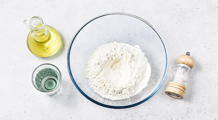 Хычины с сыром и зеленью