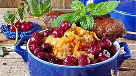 Рецепты с приправами, мясом и крупой