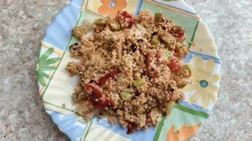 Кускус с кабачками и томатами