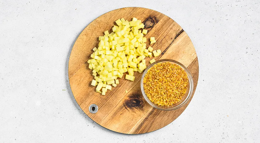 Суп с булгуром и курицей