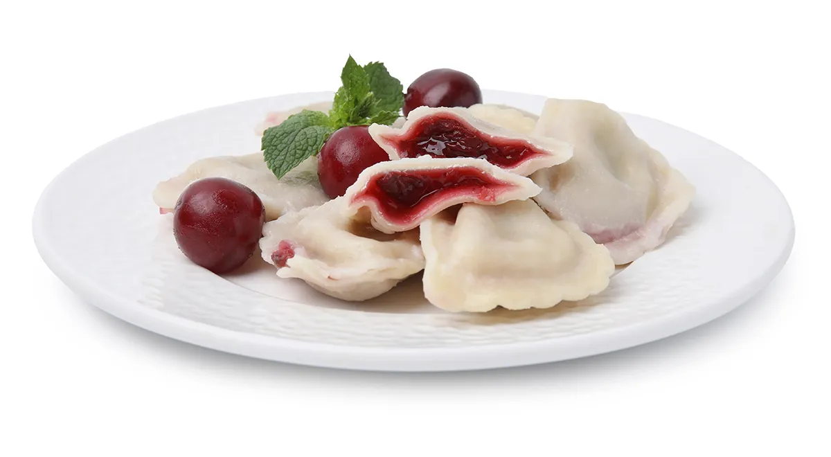 Вареники с вишней