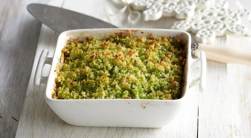 Запеканка из осенних овощей, без мяса и сыра