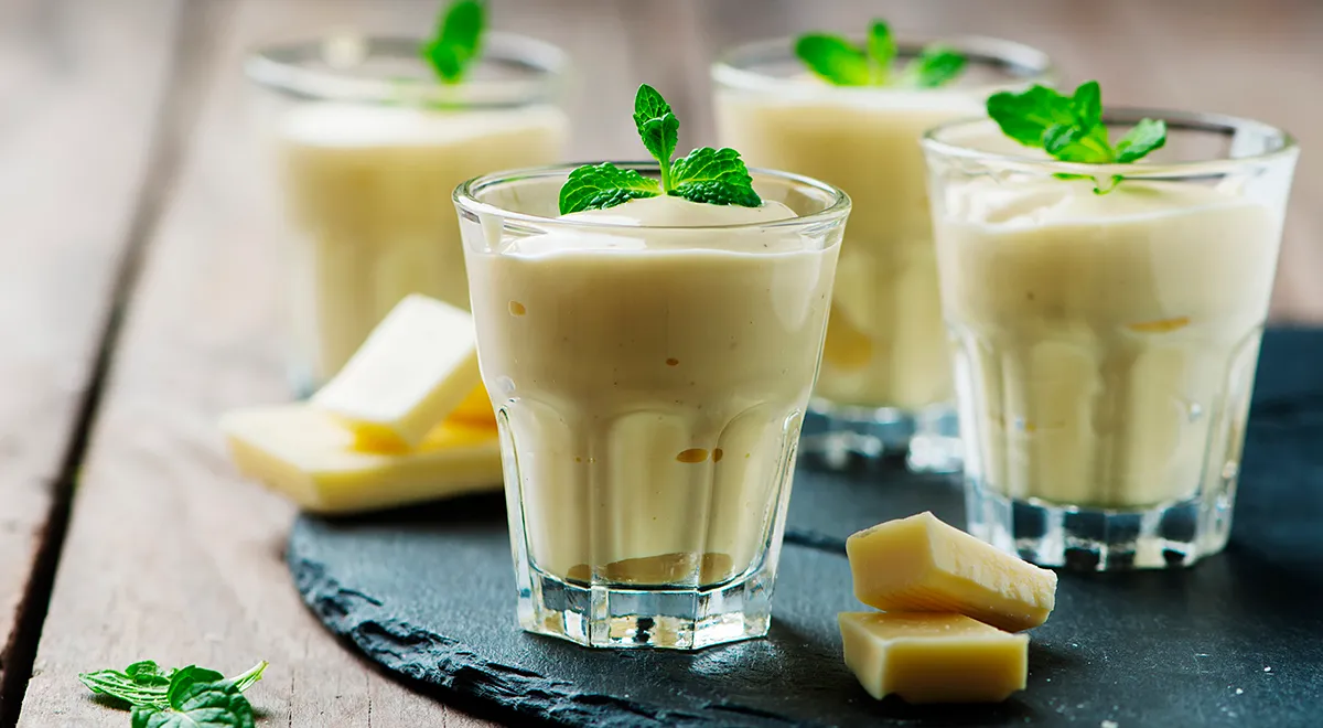 Мусс из белого шоколада