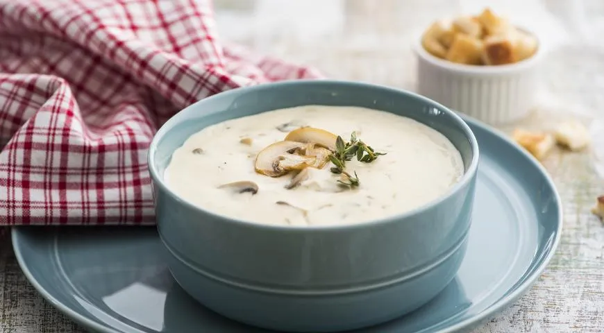 Крем-суп из грибов со сливками рецепт – Европейская кухня: Супы. «Еда»