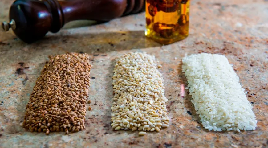 Гречка и перловка полезнее при лишнем весе и инсулинорезистентности, а рис — при проблемах с ЖКТ