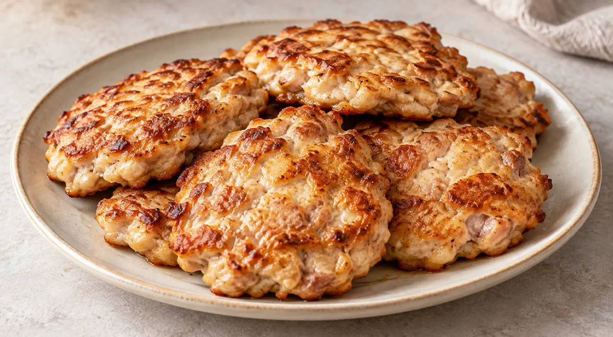 Мясные оладьи
