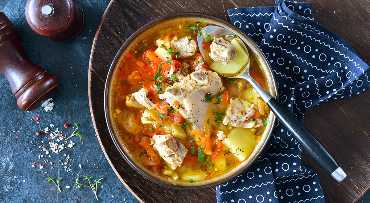 Рецепт шурпы из свинины в домашних условиях