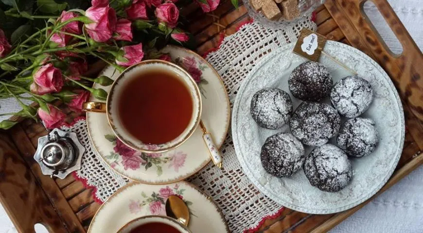 Шоколадное печенье без муки