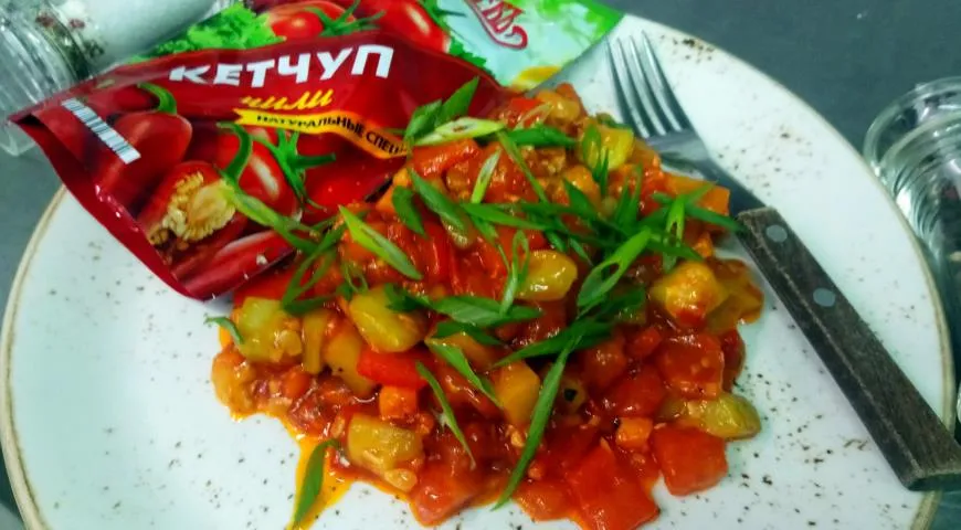 Соте из овощей