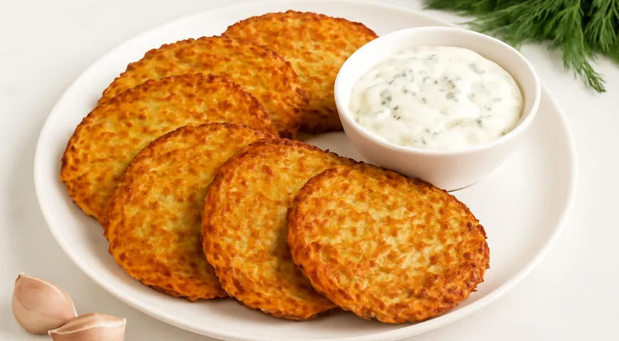 Лепешки из кабачков с сыром