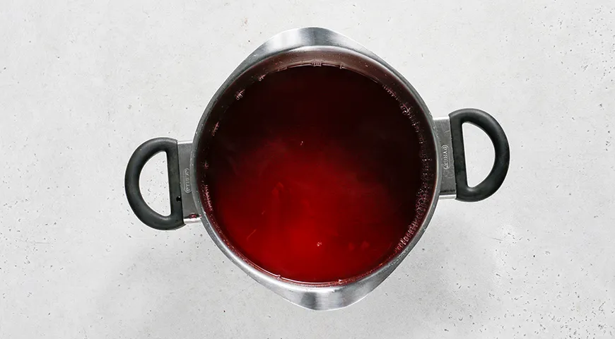 Желе из компота с желатином