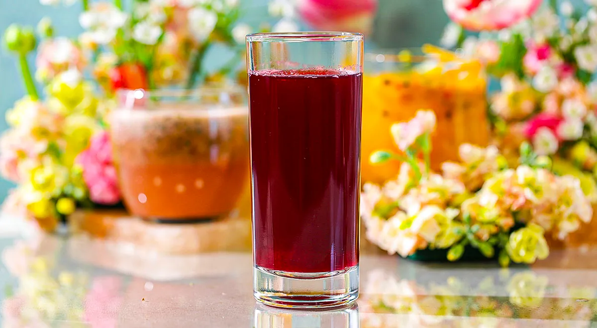 Ягодный морс с медом