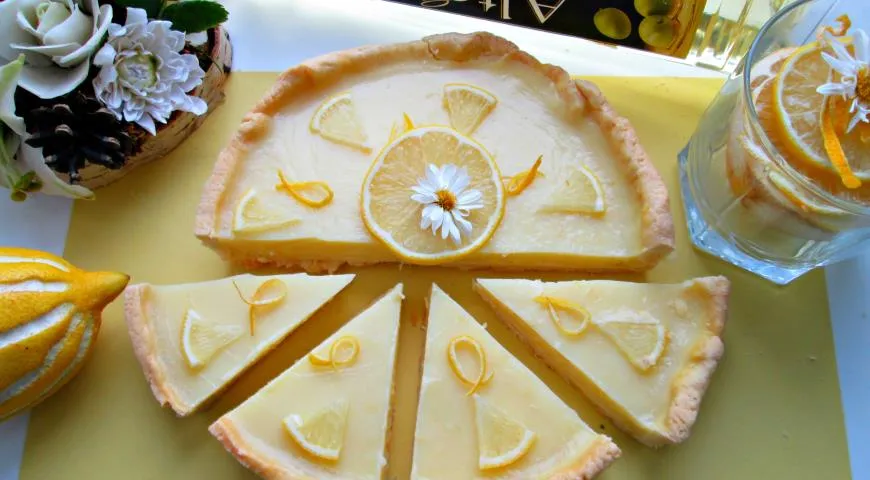 Готовим нежный лимонный тарт 