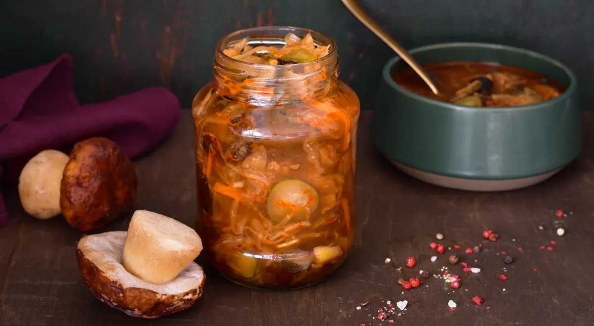 Рецепт грибной солянки