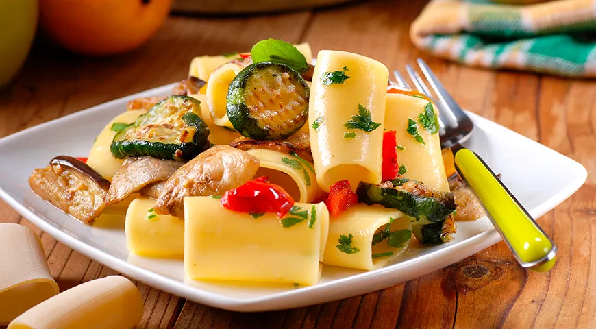 Паккери с овощами-гриль