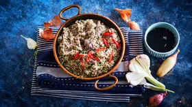 Каша с бобами