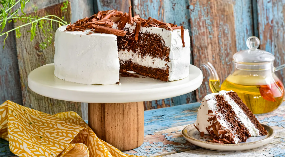 Рецепт торта Три стакана со сметанным кремом