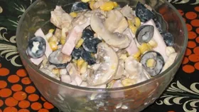 Простые рецепты с грибами и кукурузой