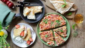 Лаваш на сковороде для сытного и быстрого завтрака