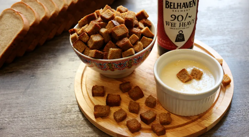 Ржаные сухарики с хреном