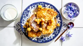 Блюдо из теста с ванилью