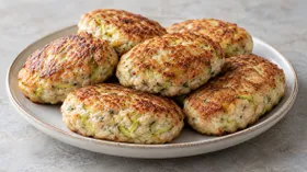 Котлеты куриные с кабачком