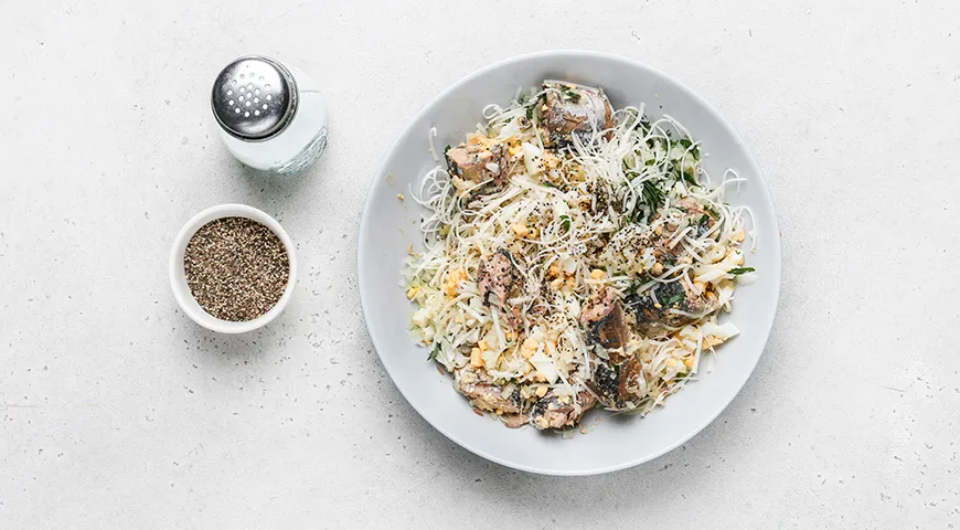 Бутерброды с сайрой и яйцом