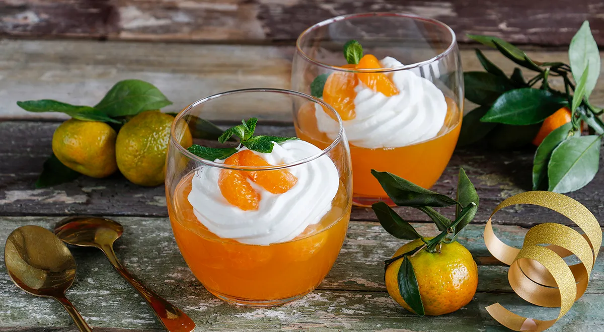 Рецепт желе с мандаринами (можно использовать абхазские)