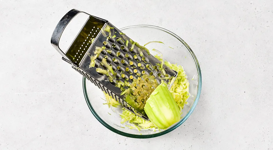 Лепешка из кабачков на сковороде