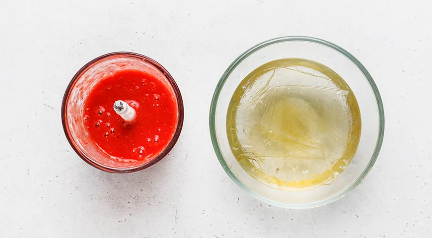 Желе из сметаны с желатином