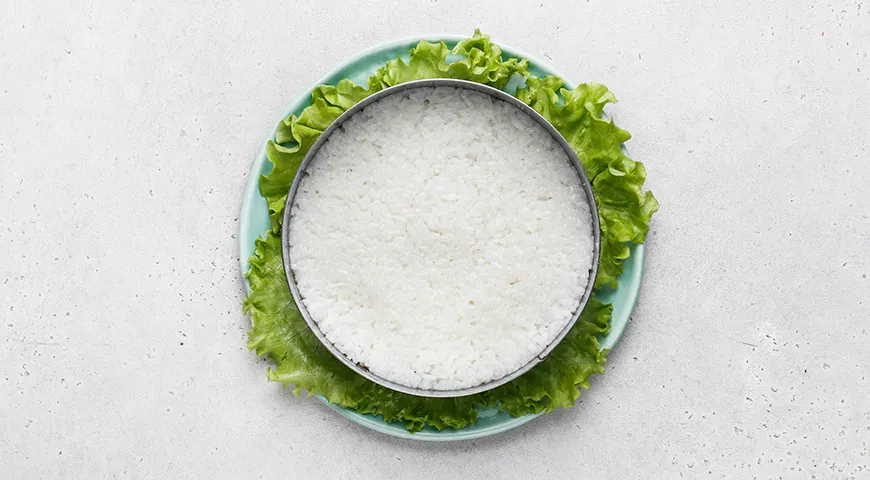 Суши-торт с крабовыми палочками