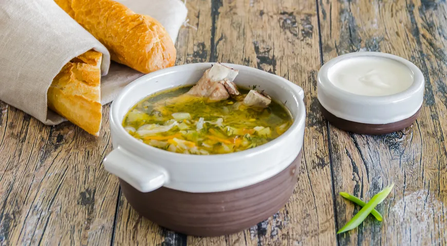 Суп с картофелем, капустой и грибами: рецепт с фото | Меню недели