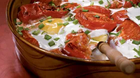 Рецепты с яйцом, шоколадом и томатами