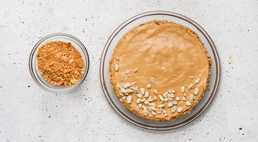 Торт с арахисом и сгущенкой