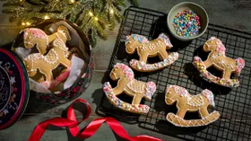 Имбирный пряник «Лошадка» к Новому году