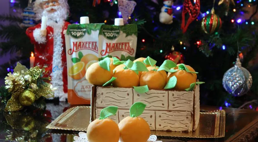 Торт "Ящик с апельсинами"