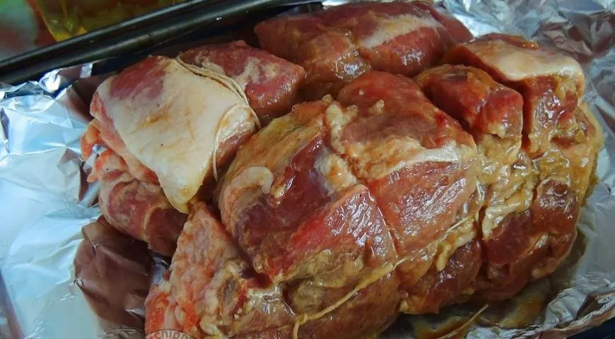 Рецепт шейки свиной в горчице
