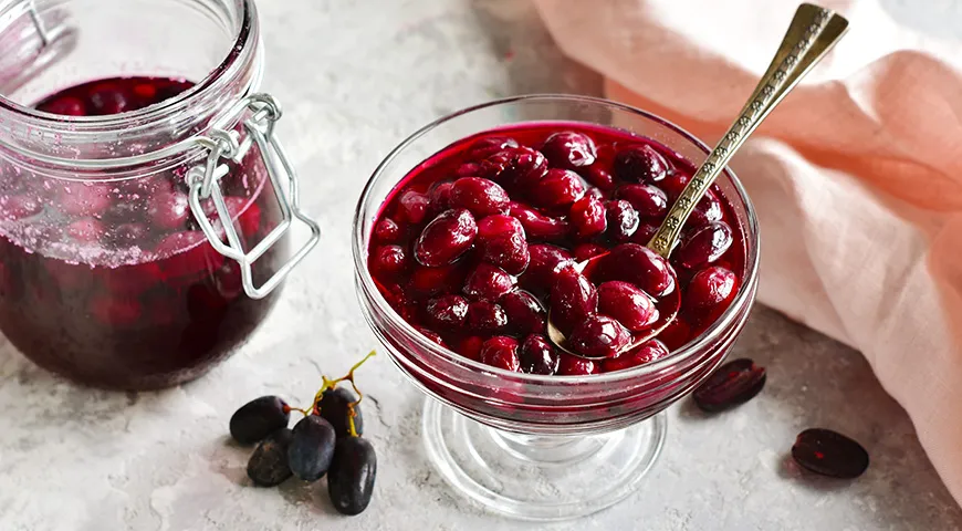 Рецепт варенья из винограда кишмиш