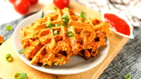 Вафли с курицей