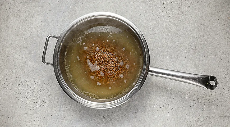 Сливочный суп с овощами и гречкой