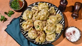 Манты с курицей