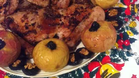 Рецепты на праздничный стол с яблоком и курятиной