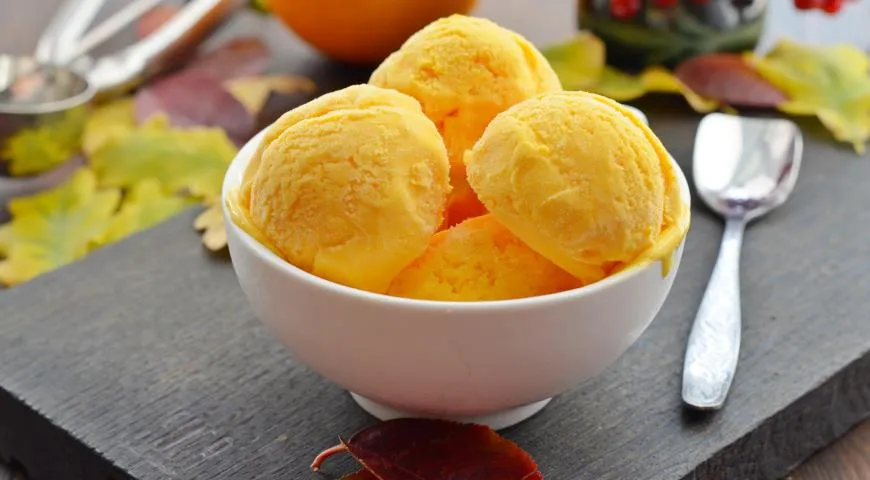 Рецепт тыквенно-апельсинового мороженого