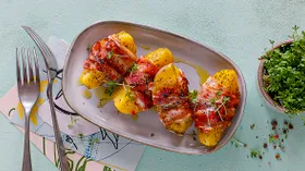 Рецепты с чесноком и беконом