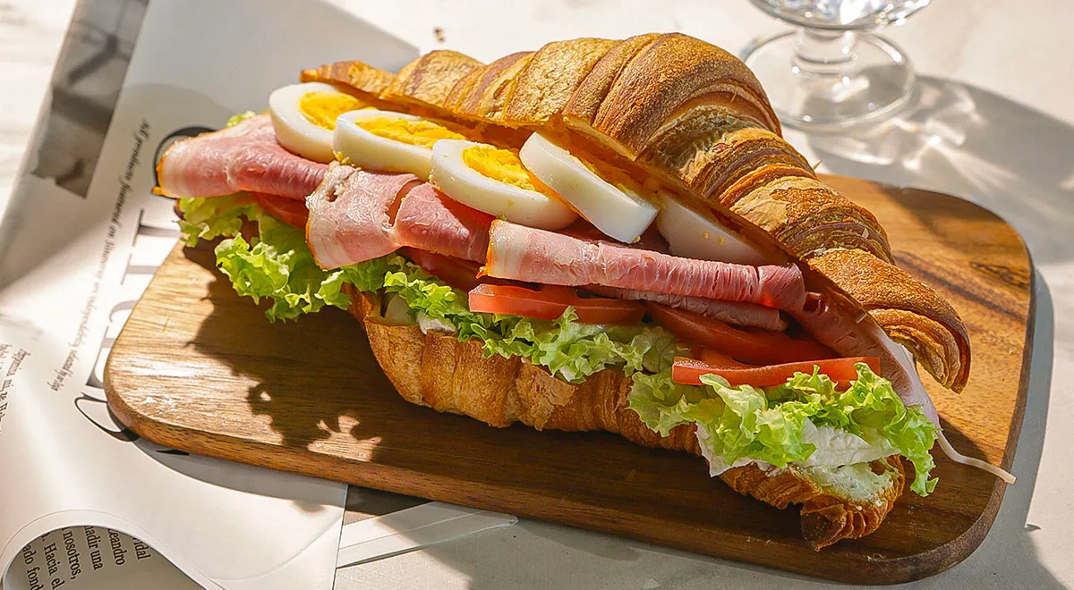 Рецепт круассана с тамбовским окороком