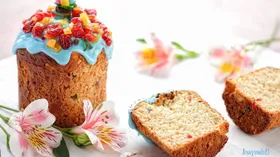 Творожный кулич