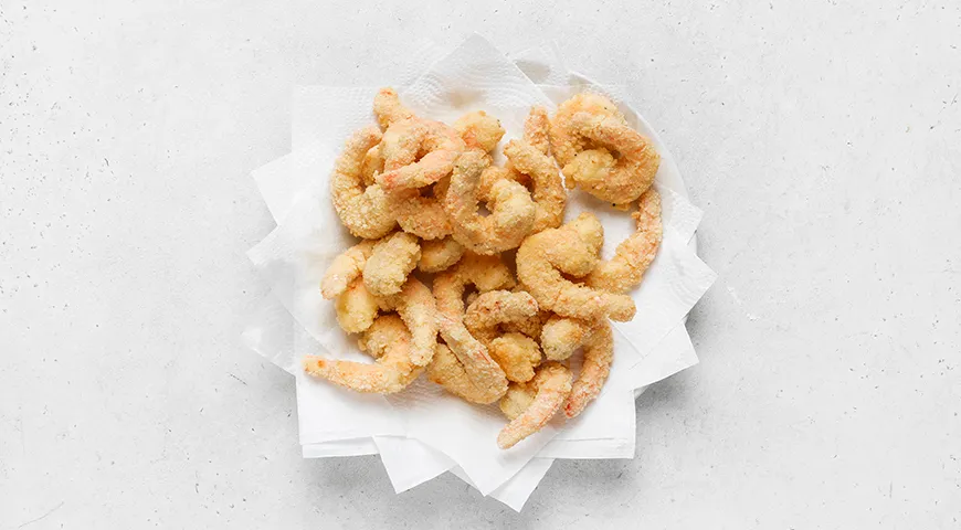 Цезарь-ролл с креветками