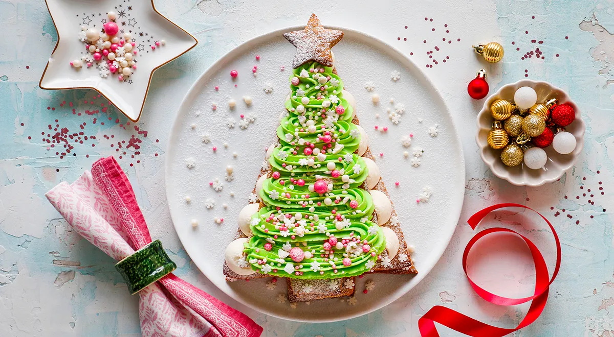 Торт «Новогодняя елочка»