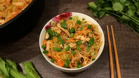 Рецепты с кинзой, лапшой и птицей