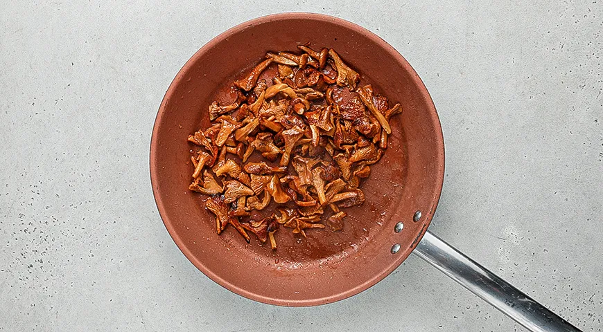 Кукурузный суп с лисичками